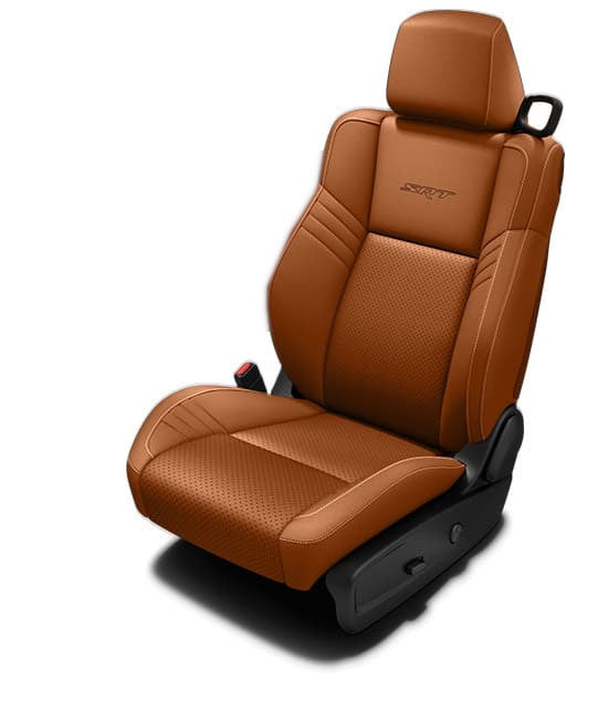 Dodge Challenger SRT Laguna Leather Driver Seat - Sepia 