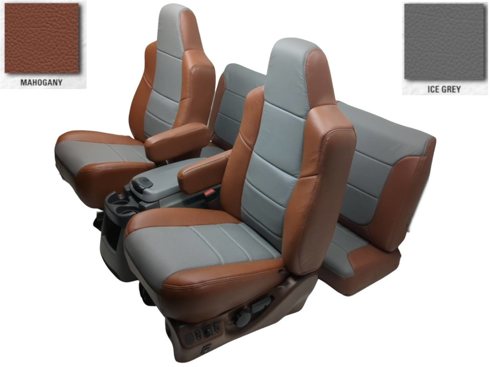 1999 - 2007 Ford Super Duty Seats, Made To Order Custom Leather, Fits F250 F350 & F450 | Picture # 7 | OEM Seats