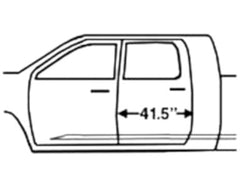 Ram Mega Cab sketched drivers side view