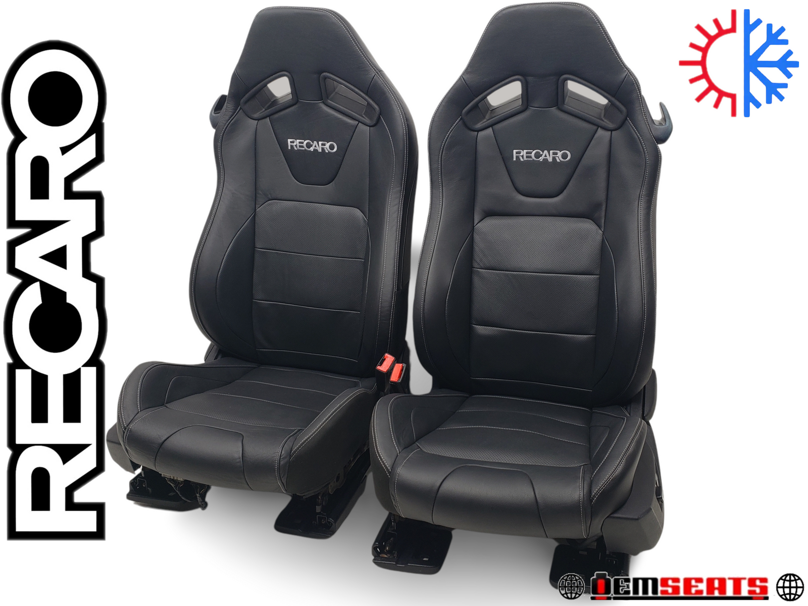 Mustang Recaro Seats, Heated & Cooled, Powered Coupe 2015-2023