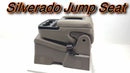 Chevy Silverado Jump Seat, 2014-2018 Tan Leather and Storage. #3032 | Picture # 17 | OEM Seats