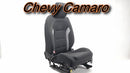 Camaro Seats 2016-2024, Chevy Powered Black Cloth #3048 | Picture # 16 | OEM Seats