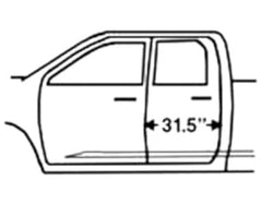 Ram Quad Cab sketched driver side view