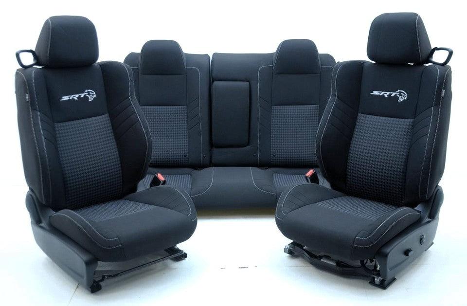 Dodge Challenger SRT Seats 2015-2023, OEM Front and Rear Cloth #7782E | Picture # 26 | OEM Seats