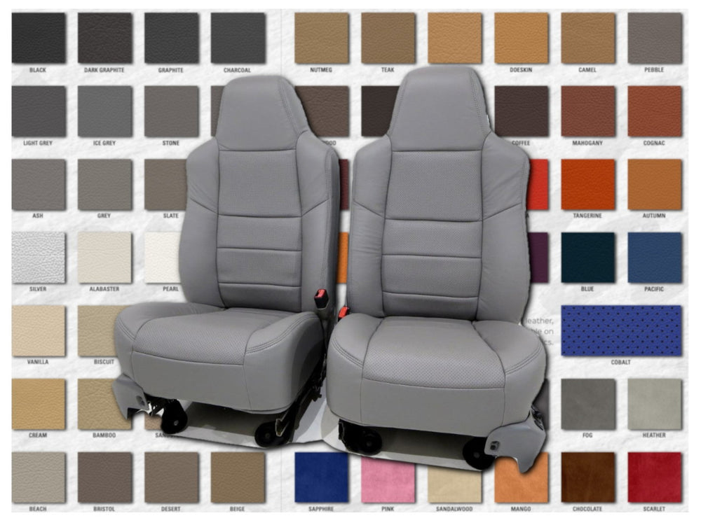 1999 - 2007 Ford Super Duty Seats, Made To Order Custom Leather, Fits F250 F350 & F450 | Picture # 2 | OEM Seats