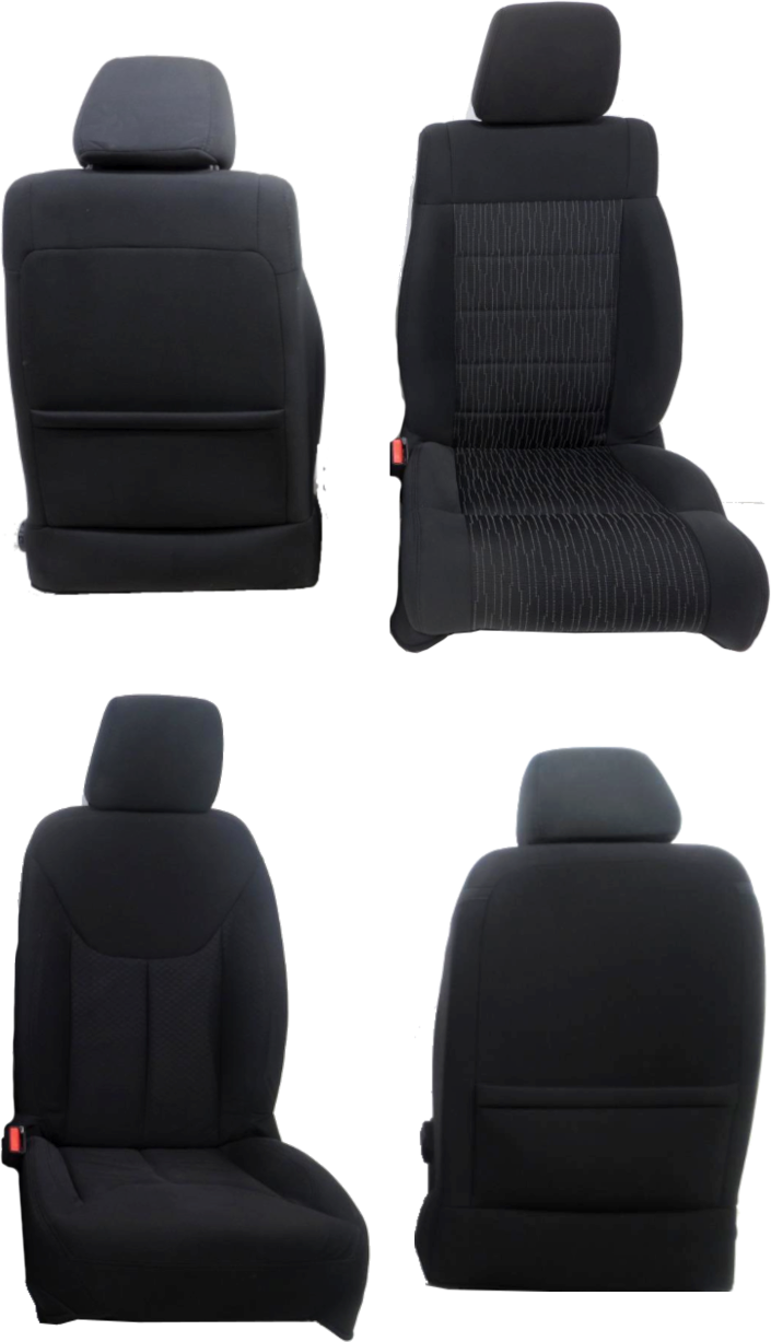 Comparison of Jeep Wrangler squareback seats & roundback seats