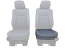 Super Duty F250 Driver Seat Cushion Bottom, 2011-2016 New Gray Vinyl & Foam | Picture # 4 | OEM Seats