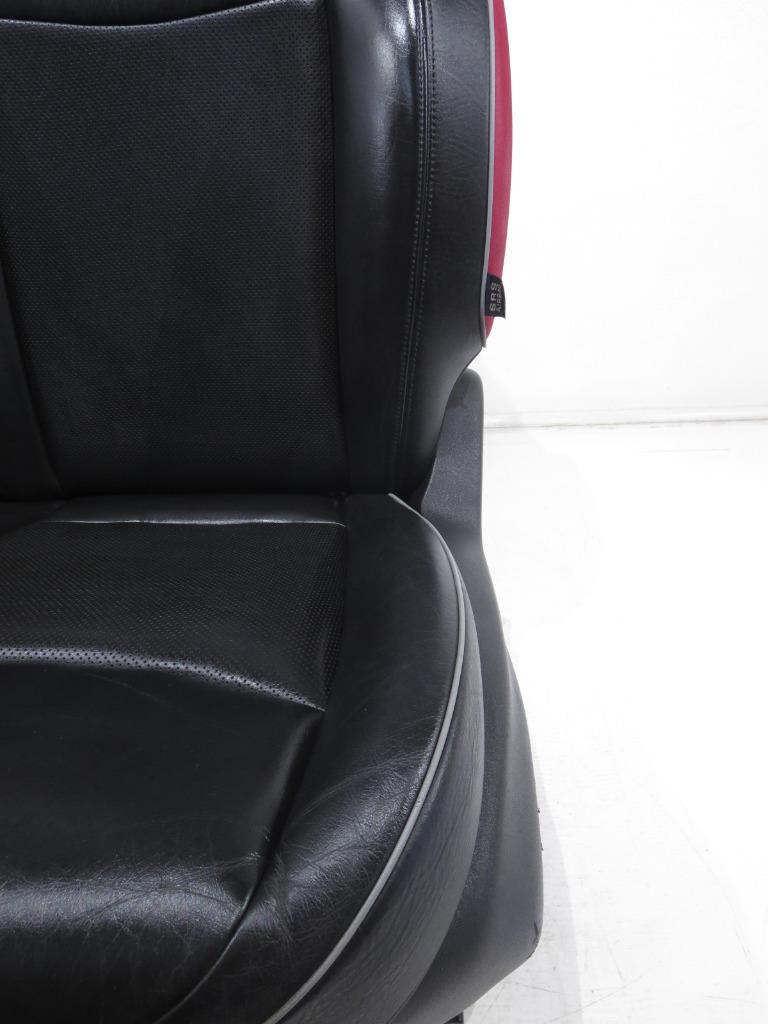 2016 - 2019 Fiat 500X OEM Red & Black Leather Front Seats Nero/Rosso #958I | Picture # 6 | OEM Seats