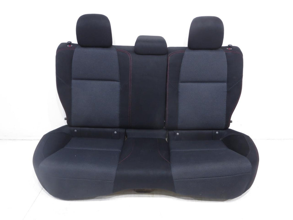 2015 - 2019 Subaru WRX Sport Cloth Black Front Seats with Red Stitching #7354i | Picture # 22 | OEM Seats