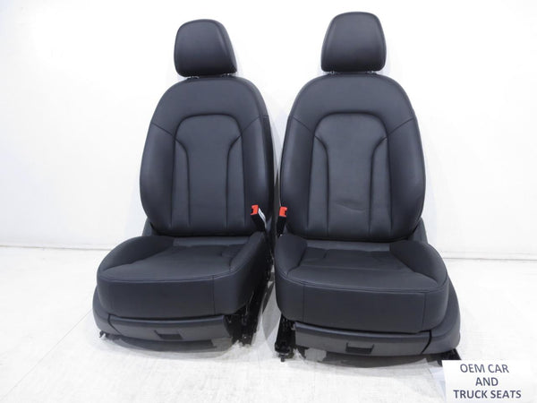 2018 Audi Q3 Oem Black Leather Power Seats