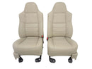 2008 - 2010 Ford Super Duty F350 F250 Seats Camel Leather Custom #0008 | Picture # 14 | OEM Seats