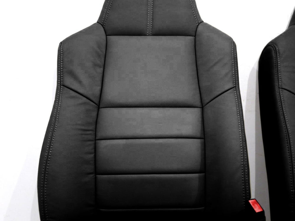Ford Super Duty F250 F350 New Black Leather Refurbished Seats 2008 2009 2010 | Picture # 4 | OEM Seats