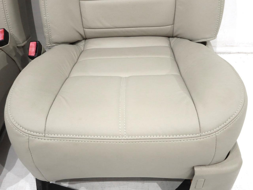 2008 - 2010 New Stone Leather Custom Ford Super Duty F250 Seats #0009 | Picture # 4 | OEM Seats