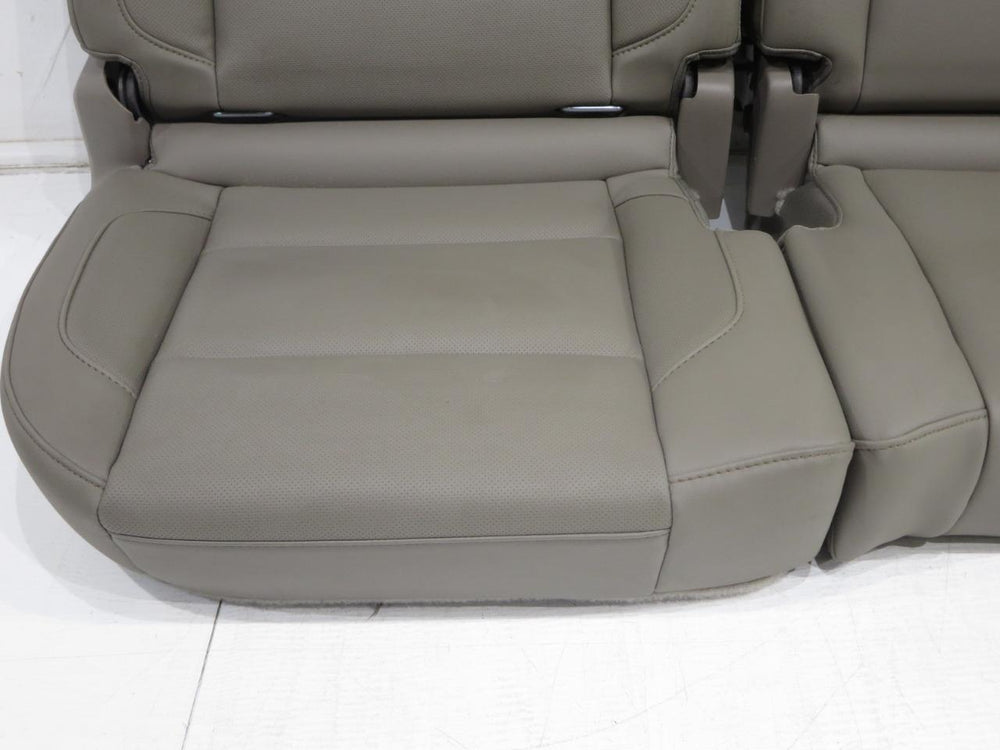 2014 - 2018 Chevy Silverado GMC Sierra Rear Seats Tan Leather Extended Cab #7359 | Picture # 3 | OEM Seats