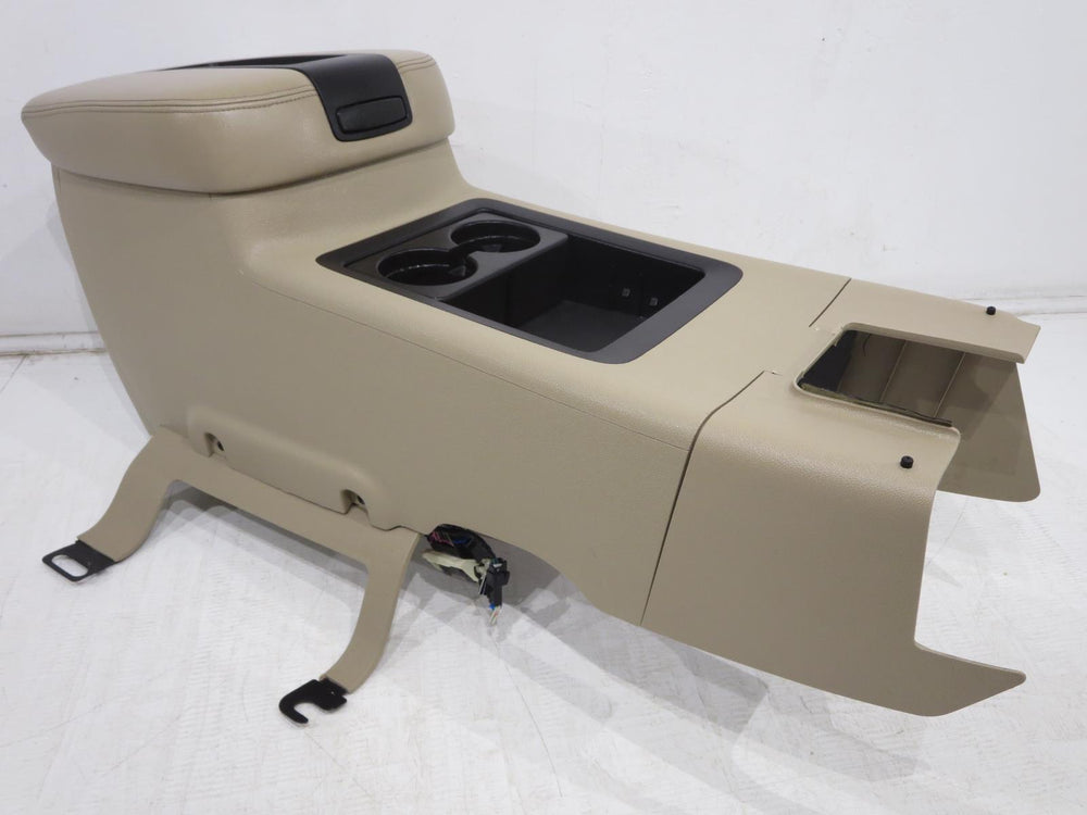 2007 - 2014 Chevy Suburban Tahoe GMC Yukon Center Console Tan Cashmere #7789k | Picture # 3 | OEM Seats