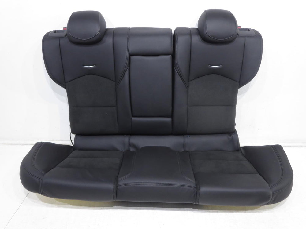 2014 - 2018 Cadillac CTS-V Sedan Rear Seats Black Leather Suede #1212 | Picture # 22 | OEM Seats