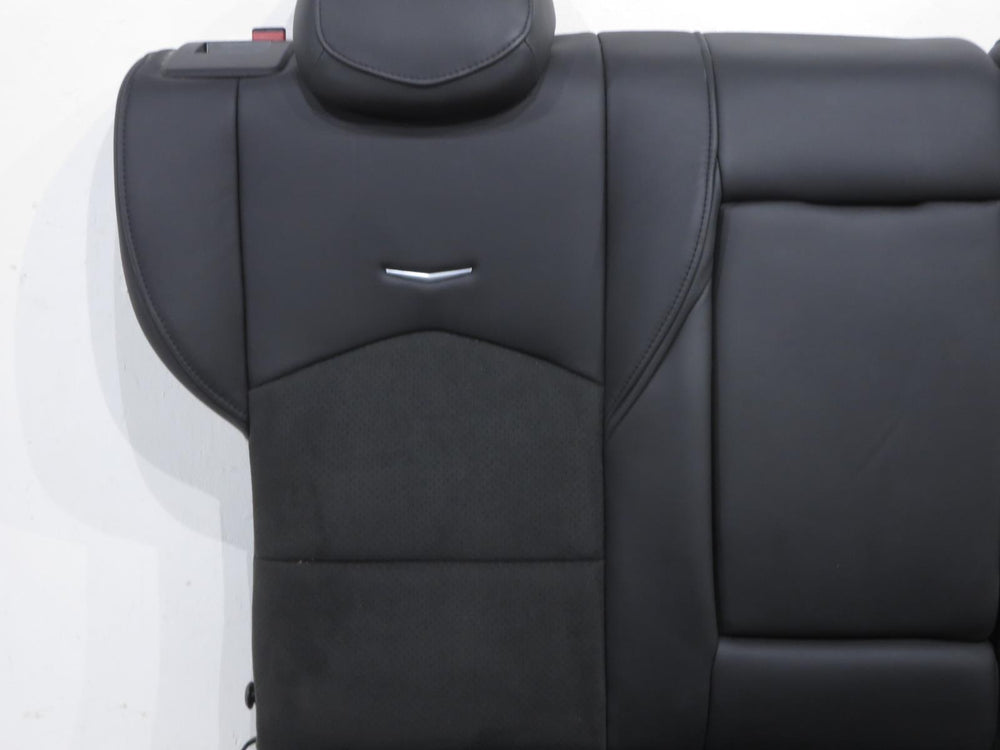 2014 - 2018 Cadillac CTS-V Sedan Rear Seats Black Leather Suede #1212 | Picture # 5 | OEM Seats