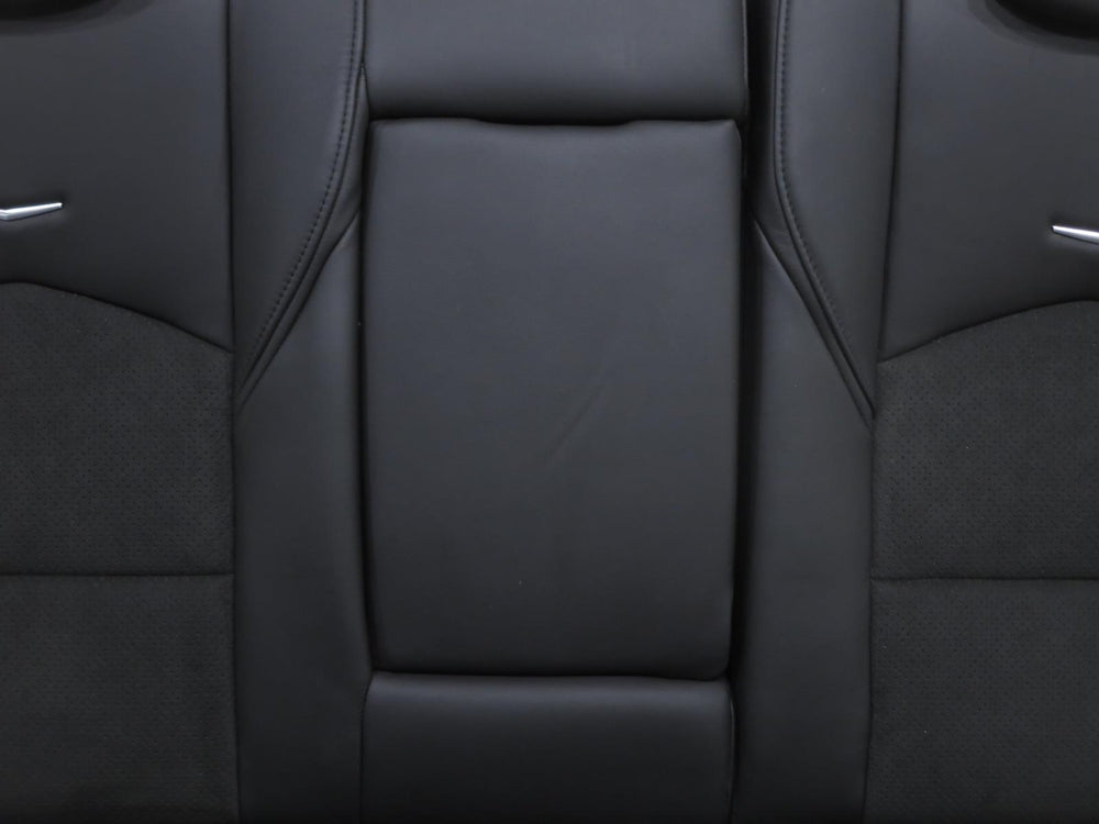 2014 - 2018 Cadillac CTS-V Sedan Rear Seats Black Leather Suede #1212 | Picture # 11 | OEM Seats