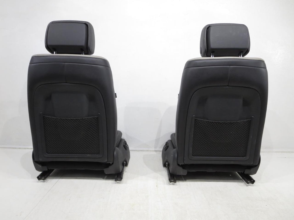 2011 - 2018 Volkswagen Touareg Front Seats Off-Black w/ Light Grey Inserts #6794i | Picture # 17 | OEM Seats