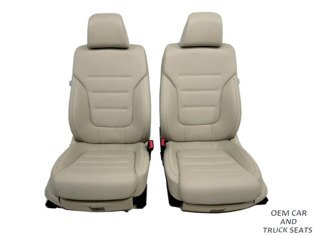 Vw Volkswagen Touareg Sport Oem Beige Vtex Seats 2011 2012 2013 2014 2015 2016 2017 2018 | Picture # 1 | OEM Seats