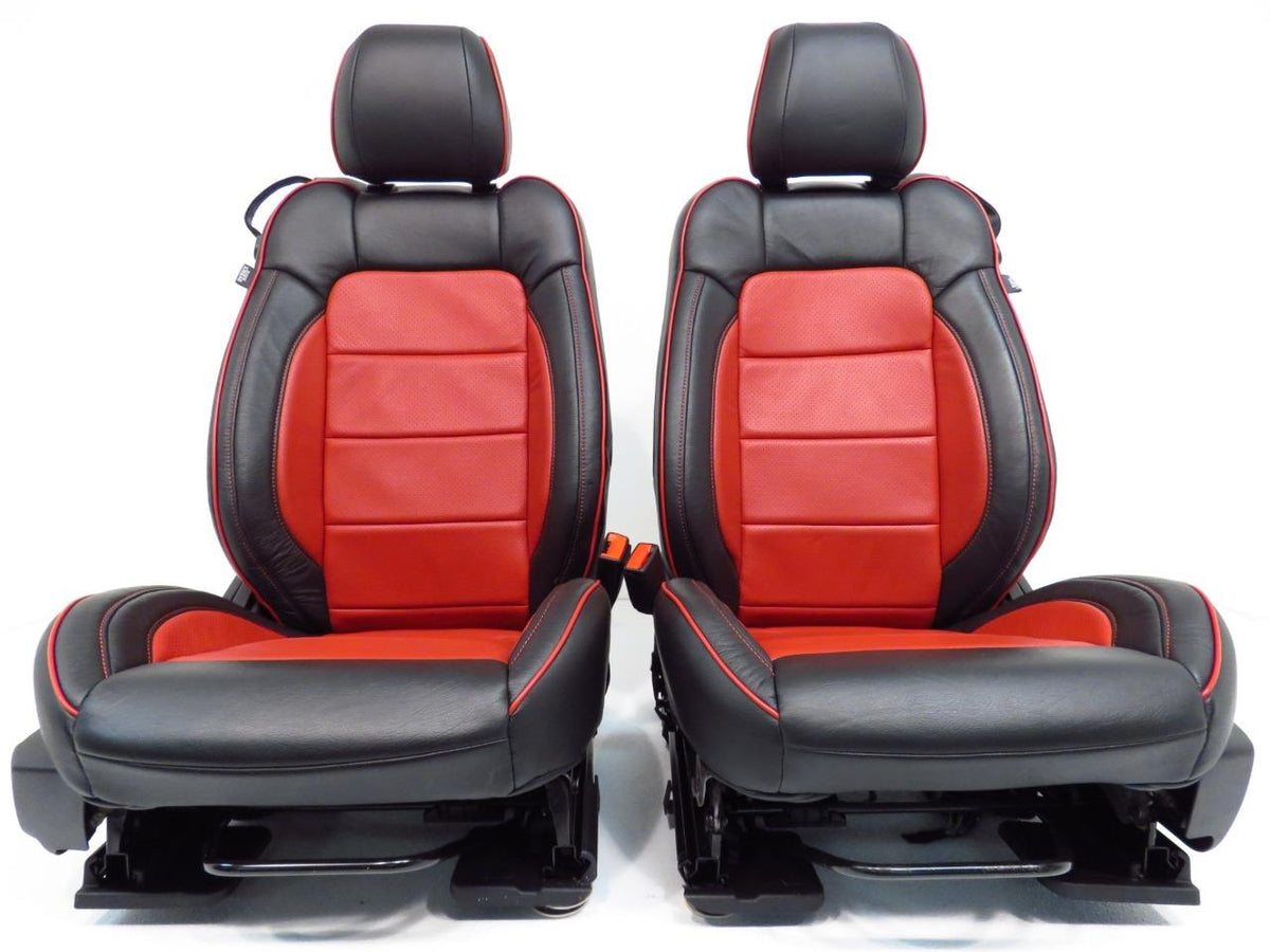 Mustang 2 tone leather Seat Build - Front Seats