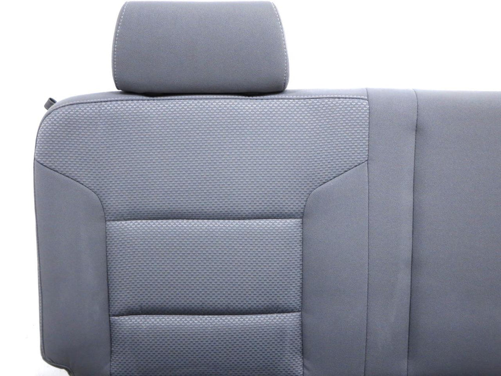 2014 - 2019 Chevy Silverado Sierra Rear Seat Grey Cloth #0673i | Picture # 5 | OEM Seats