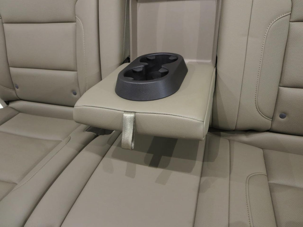 2014 - 2018 GM Rear Dune Leather Chevy Silverado GMC Sierra Seat #1478 | Picture # 4 | OEM Seats