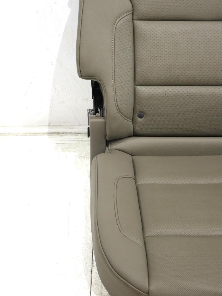 2014 - 2018 GM Rear Dune Leather Chevy Silverado GMC Sierra Seat #1478 | Picture # 8 | OEM Seats