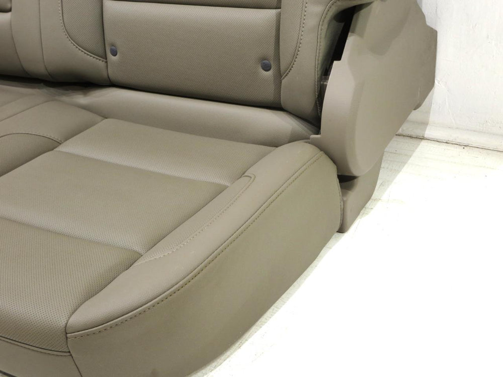 2014 - 2018 GM Rear Dune Leather Chevy Silverado GMC Sierra Seat #1478 | Picture # 9 | OEM Seats