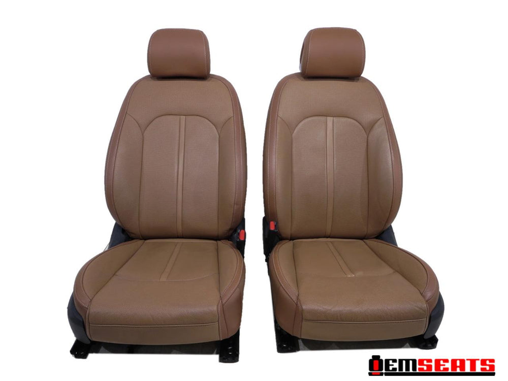 Hyundai Sonata Limited Oem Brown Leather Front Seats 2015 2016 2017 | Picture # 1 | OEM Seats