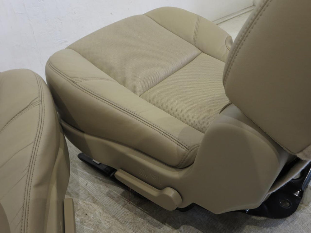 2007 - 2014 GM Tan Escalade Yukon Second Row Bucket Seats #028i | Picture # 8 | OEM Seats