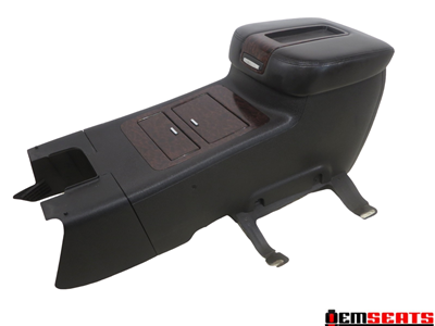 2007 - 2014 Chevy Tahoe Suburban Center Console Black w/ Rosewood #030i | Picture # 1 | OEM Seats