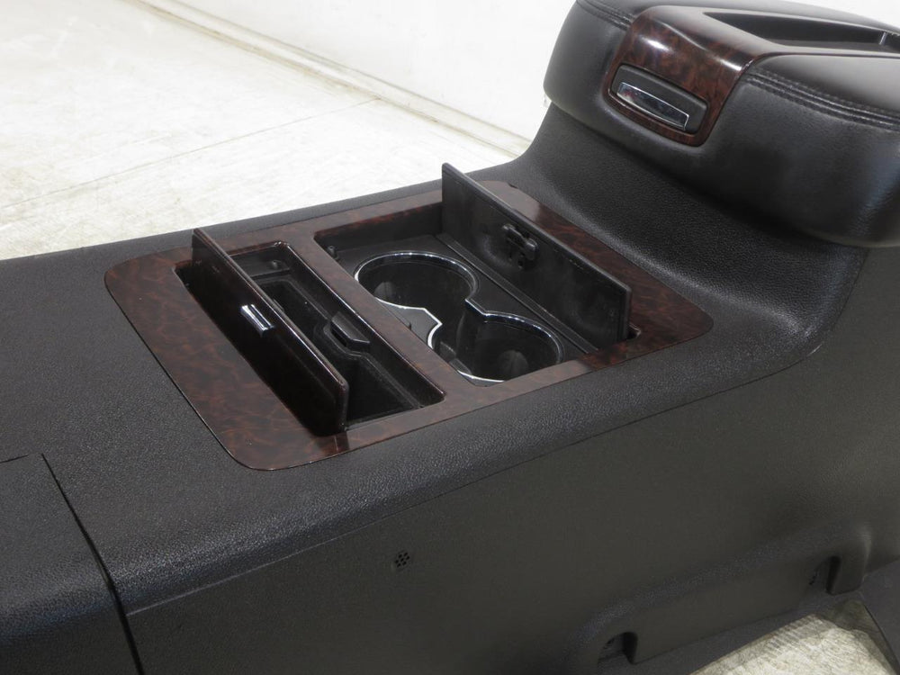 2007 - 2014 Chevy Tahoe Suburban Center Console Black w/ Rosewood #7533i | Picture # 22 | OEM Seats