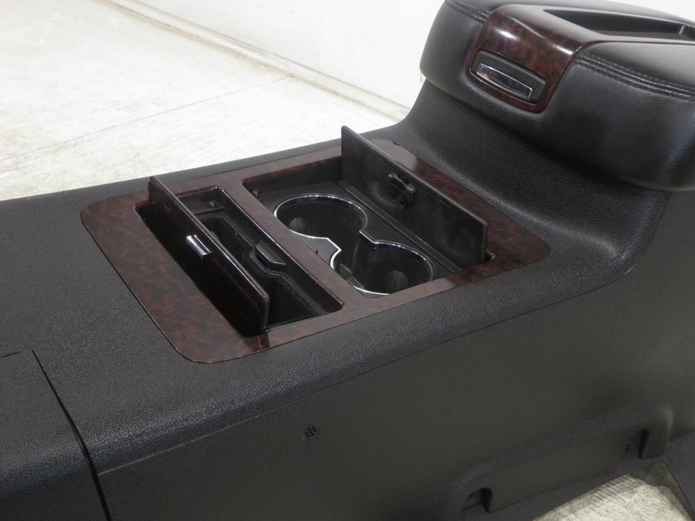 2007 - 2014 Chevy Tahoe Suburban Center Console Black w/ Rosewood #030i | Picture # 22 | OEM Seats