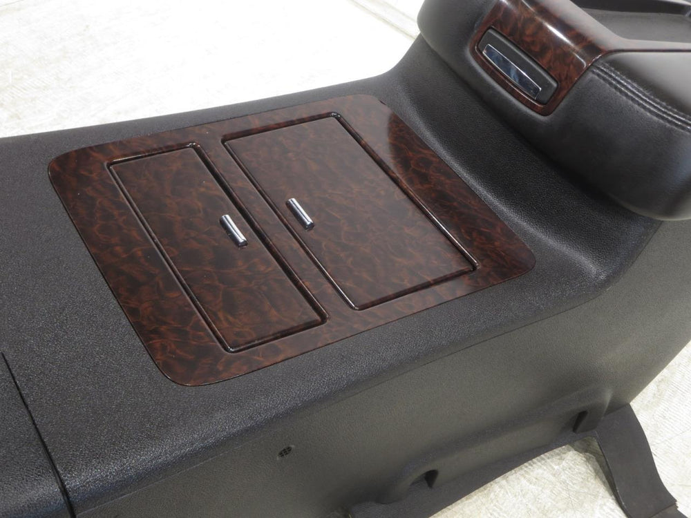 2007 - 2014 Chevy Tahoe Suburban Center Console Black w/ Rosewood #030i | Picture # 21 | OEM Seats