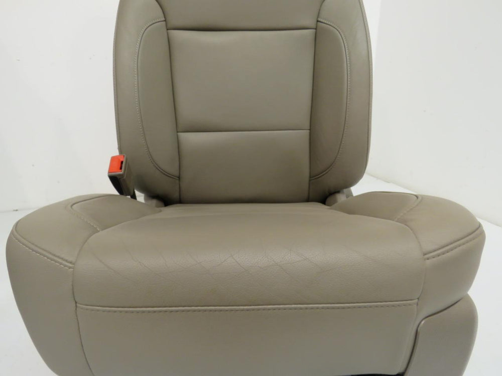 Chevy Silverado Gmc Sierra Tan Leather Heated Front Seats 2014 2015 2016 2017 2018 2019 | Picture # 20 | OEM Seats
