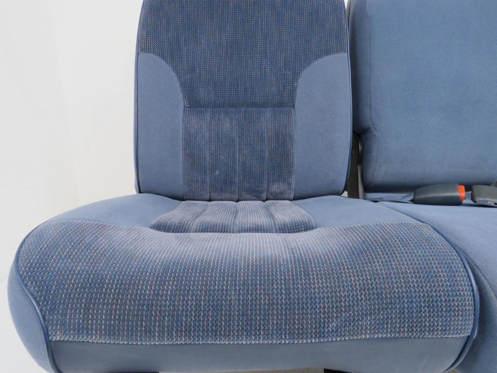 Dodge Ram Powered Blue Cloth 40/20/40 Split Bench Seat 1994 1995 1996 1997 1998 1999 2000 2001 2002 | Picture # 5 | OEM Seats
