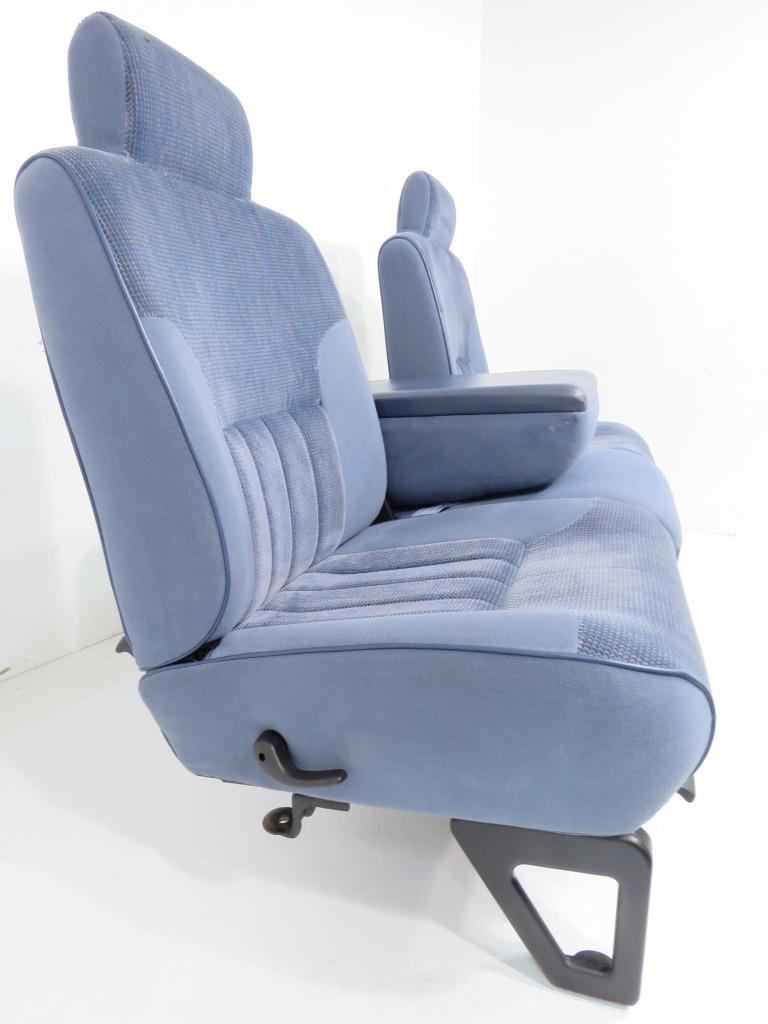 Dodge Ram Powered Blue Cloth 40/20/40 Split Bench Seat 1994 1995 1996 1997 1998 1999 2000 2001 2002 | Picture # 3 | OEM Seats