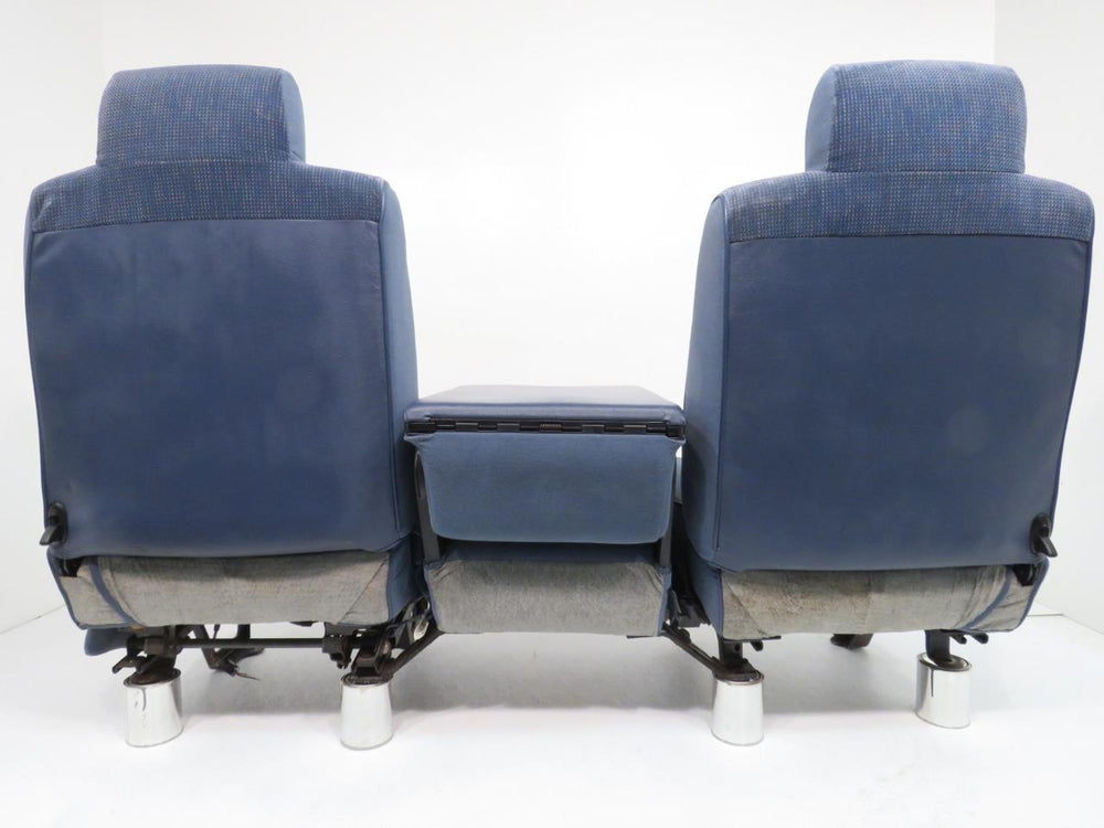 Dodge Ram Powered Blue Cloth 40/20/40 Split Bench Seat 1994 1995 1996 1997 1998 1999 2000 2001 2002 | Picture # 24 | OEM Seats