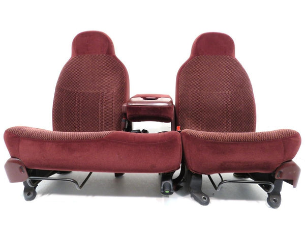 1998 F-150 Red Cloth 60/40 Seat