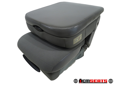 Dodge Ram Gray Cloth Jump Seat 2002 2003 2004 2005 2006 2007 2008 2009 | Picture # 1 | OEM Seats