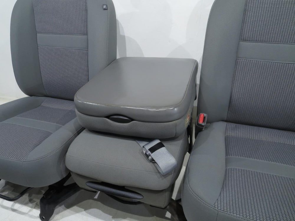 Dodge Ram Gray Cloth Jump Seat 2002 2003 2004 2005 2006 2007 2008 2009 | Picture # 18 | OEM Seats