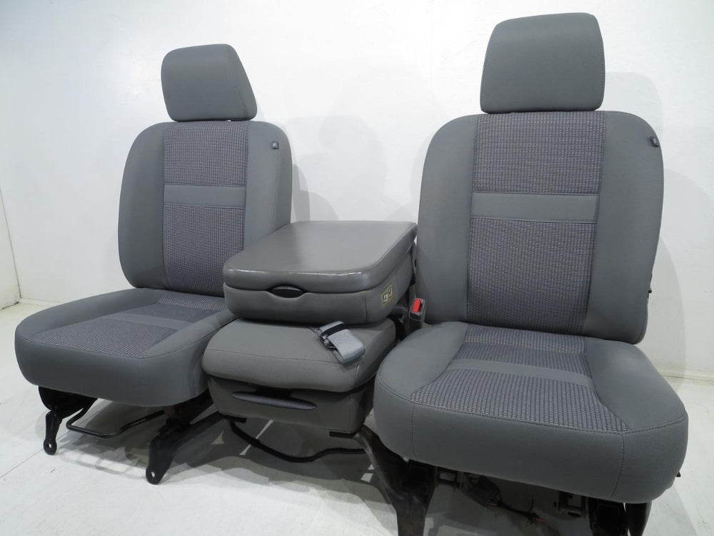 Dodge Ram Gray Cloth Jump Seat 2002 2003 2004 2005 2006 2007 2008 2009 | Picture # 17 | OEM Seats