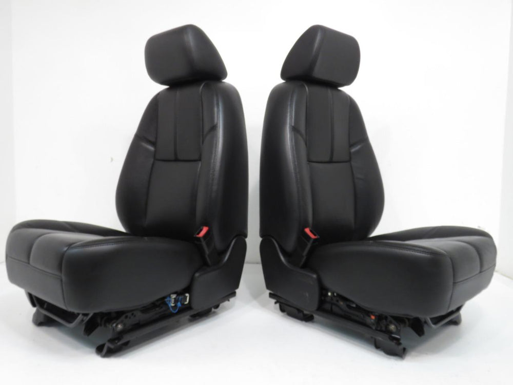 Chevy Silverado Tahoe Suburban GMC Sierra Yukon Black Leather Front Seats 2007 2008 2009 2010 2011 2012 2013 2014 ' | Picture # 22 | OEM Seats