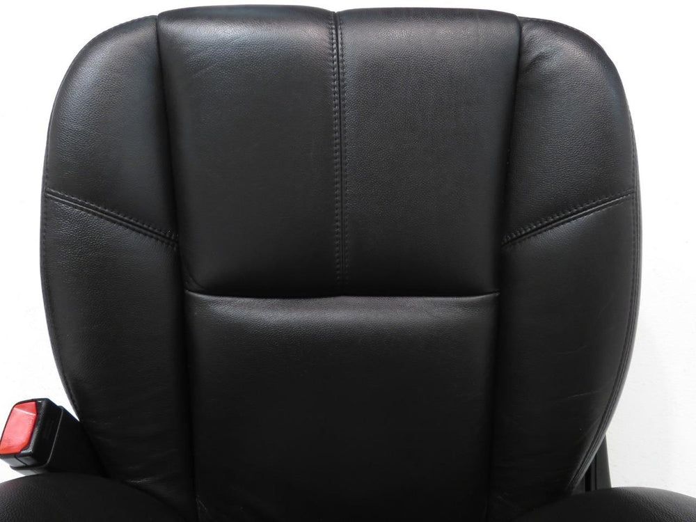 Chevy Silverado Tahoe Suburban GMC Sierra Yukon Black Leather Front Seats 2007 2008 2009 2010 2011 2012 2013 2014 ' | Picture # 19 | OEM Seats