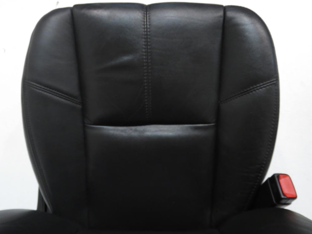 Chevy Silverado Tahoe Suburban GMC Sierra Yukon Black Leather Front Seats 2007 2008 2009 2010 2011 2012 2013 2014 ' | Picture # 20 | OEM Seats