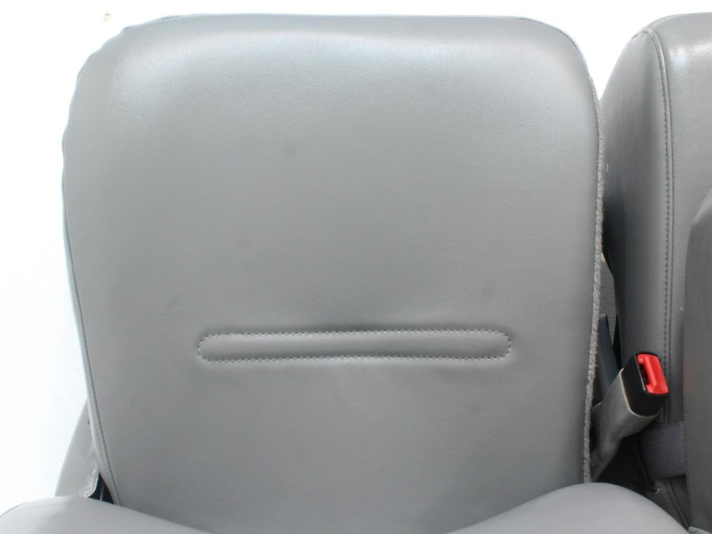 Ford Super Duty Grey Vinyl Work Front & Center Seats 1999 - 2007 | Picture # 16 | OEM Seats