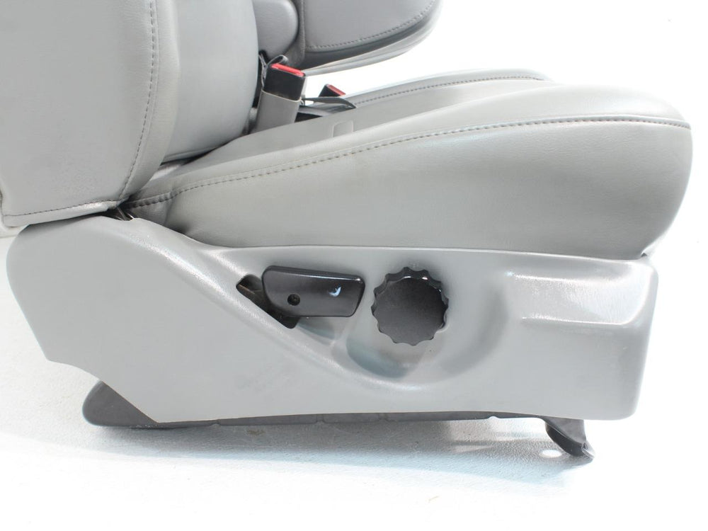 Ford Super Duty Grey Vinyl Work Front & Center Seats 1999 - 2007 | Picture # 5 | OEM Seats