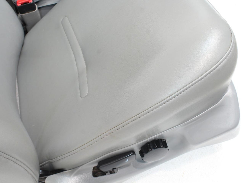 Ford Super Duty Grey Vinyl Work Front & Center Seats 1999 - 2007 | Picture # 7 | OEM Seats