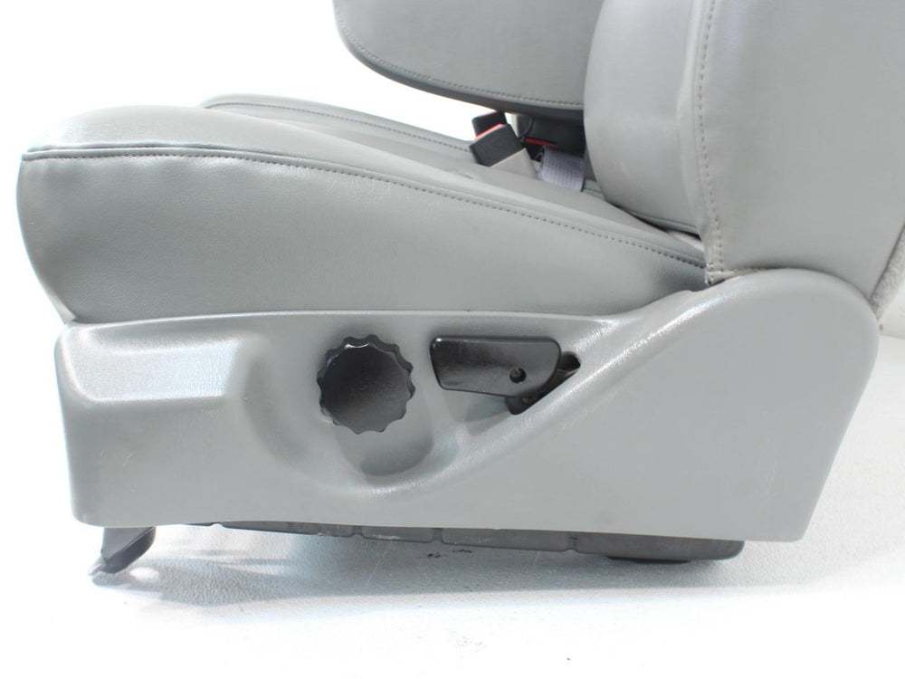 Ford Super Duty Grey Vinyl Work Front & Center Seats 1999 - 2007 | Picture # 6 | OEM Seats